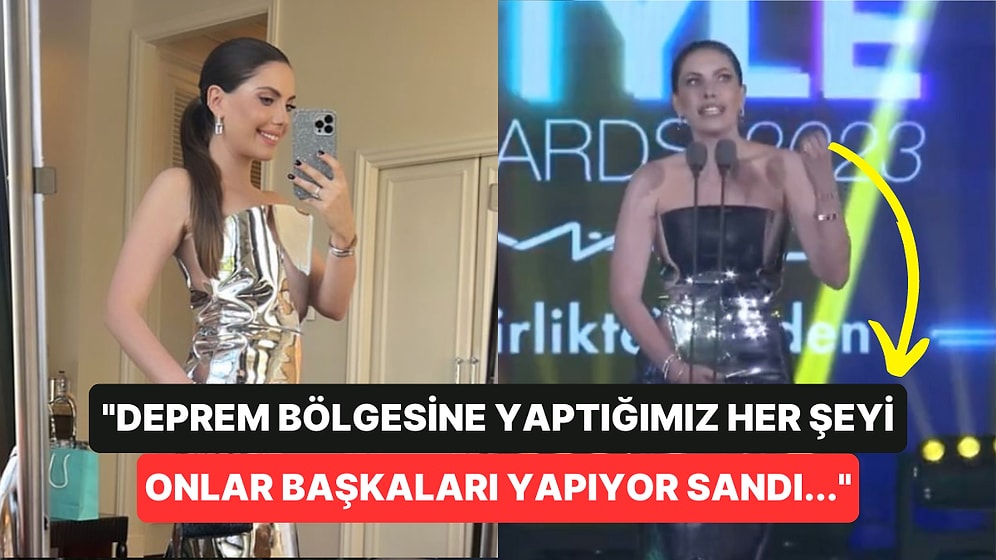 Eda Ece'nin Ödül Konuşmasında Depremzedelerle İlgili Yaptığı Açıklama Olay Oldu!