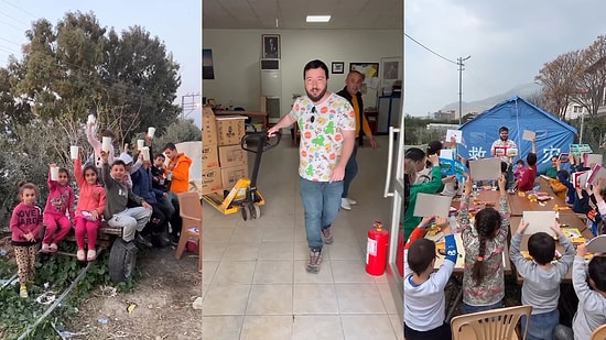Karton Bardak Çizimleriyle Tanınan Berk Armağan'ın Depremzede Çocuklar İçin Yaptıkları İçinizi Isıtacak
