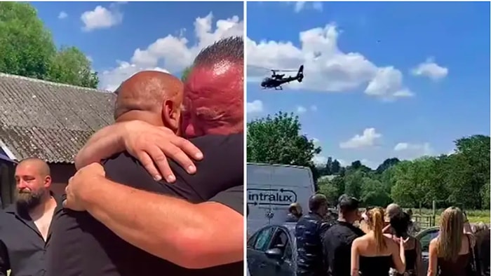 Шокирующая шутка от тиктокера, который прибыл на вертолете на собственные похороны