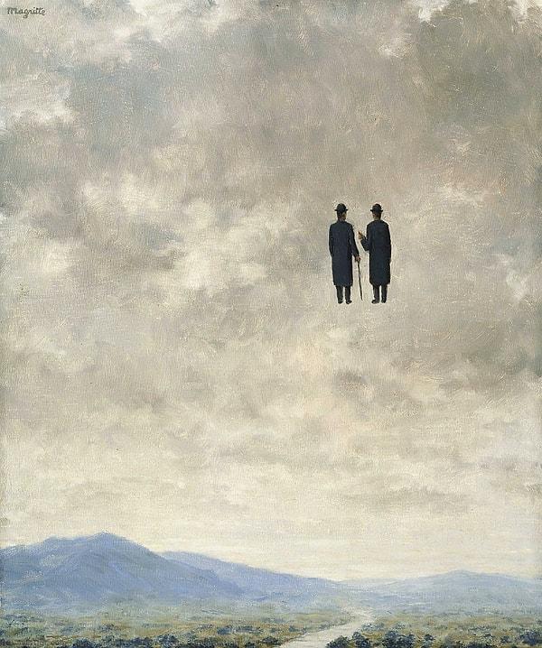 3. The Art of Conversation, René Magritte (1950)
