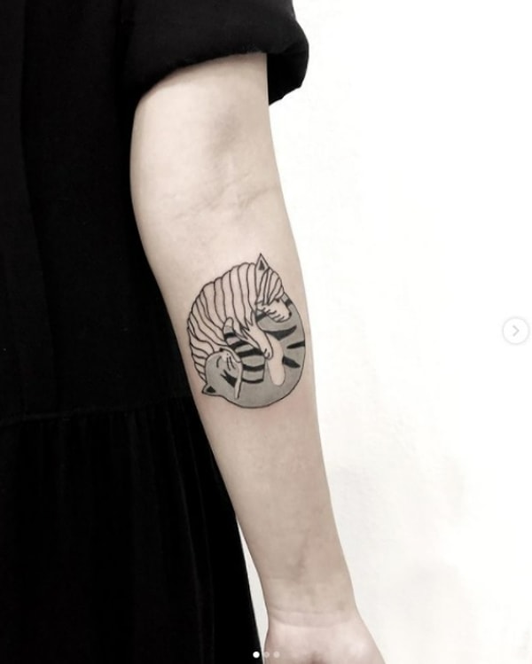 Как вы сами видите, татуировки Ноко представляют собой коллекцию традиционных японских стилей дзен и гравюр укиё-э