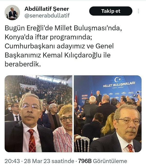 Kılıçdaroğlu'yla aktif bir şekilde seçim çalışmalarına da katıldığı görülüyor.