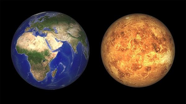 Venüs, benzer büyüklüğü ve bileşimi nedeniyle genellikle Dünya'nın "kardeş gezegeni" olarak anılır.