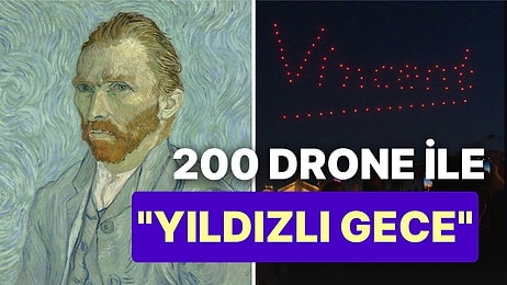 "Yıldızlı Gece" Yarattılar: Van Gogh Müzesi, 50. Yılını Muhteşem Bir Drone Gösterisi ile Kutladı!