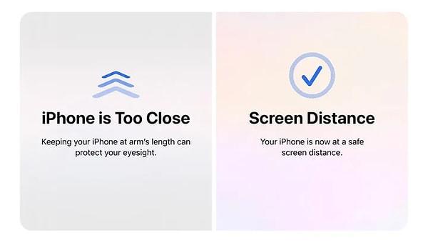 Kullanıcılar, söz konusu uyarı mesajında "iPhone çok yakın" metni ile karşılaşacak. Sistem, telefon sağlıklı bir konuma getirildiğinde ise kullanıcılara olumlu bir onay mesajı gönderecek.