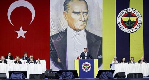 Fenerbahçe 2022 Olağan Mali Genel Kurulu toplantısı, 17 Haziran Cumartesi günü Ülker Spor ve Etkinlik Salonu'nda düzenlendi.