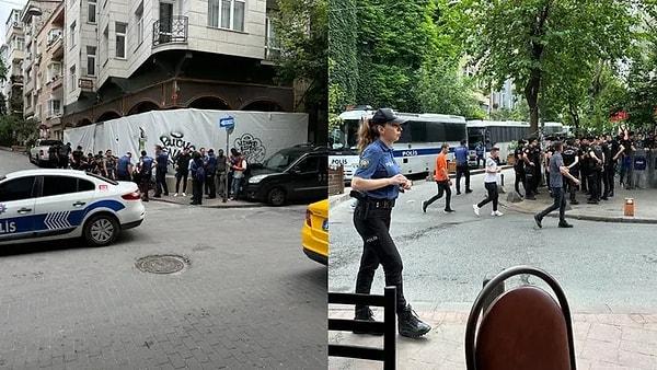Kaos GL’nin bildirdiğine göre 17:00’daki yürüyüş öncesi İstiklal Caddesi’ne çıkan tüm yollar polis tarafından kapatılmış durumda.