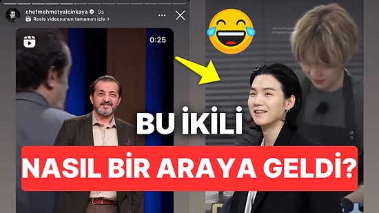 MasterChef'in Gözbebeği Mehmet Yalçınkaya, BTS Üyesi Yoongi'ye Yapılan Editi Storyde Paylaşınca Olanlar Oldu