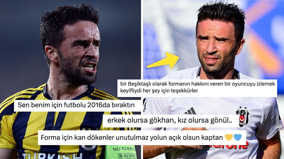 Futbolu Bıraktığını Duyuran Eski Fenerbahçeli Futbolcu Gökhan Gönül'e Gelen Tepkiler