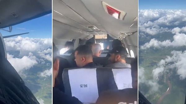 Uçak içinden kaydedilen görüntülerde yolcular sakinliğini korurken, uçağın da Hugo da Cunha Machado havaalanına başarılı bir acil iniş yaptığı bildirildi.