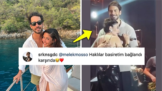 Konserinde Sevgilisiyle Dans Eden Melek Mosso, Sevgilisinin Elini Öylece Bırakmasına Güldüren Bir Tepki Verdi!