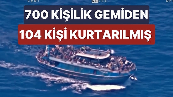 Yunanistan’da 14 Haziran'da Alabora Ola Göçmen Teknesinin Batmadan Önce Çekilen Görüntüleri Paylaşıldı