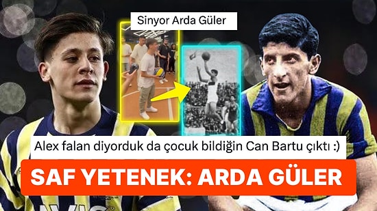 Dünya Devlerini Peşinden Koşturan Arda Güler'in Basketbol Yeteneği Can Bartu'yu Akıllara Getirdi