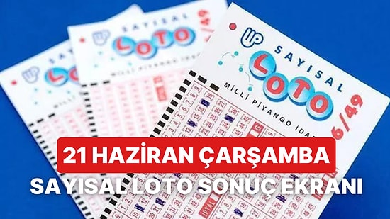Sayısal Loto Sonuçları Açıklandı: 21 Haziran Çarşamba Çılgın Sayısal Loto Sonuçları ve Kazandıran Numaralar