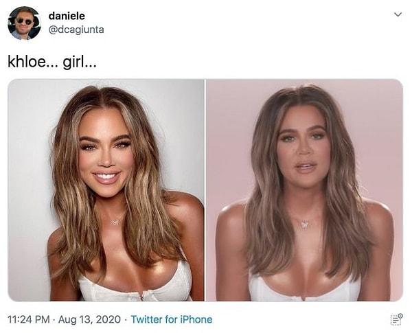 2019 yılında Khloé Kardashian dış görünüşü nedeniyle sosyal medyanın hedefi olmuştu!
