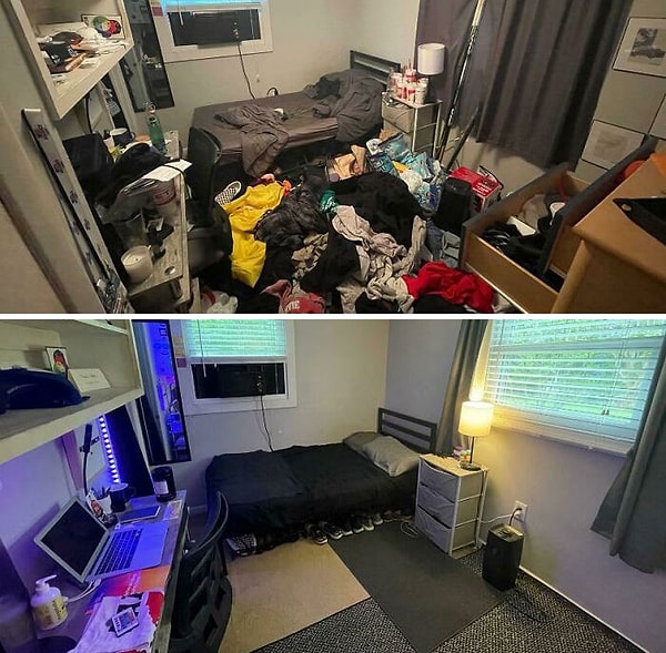 3. «Моя комната, пока я был в депрессии. Теперь мне наконец здесь хорошо»
