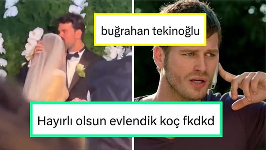 Buğrahan Tuncer'in Nikah Sonrası Eşi Eda Ece'yi Takım Arkadaşını Kutlar Gibi Öpmesi Dalga Konusu Oldu!