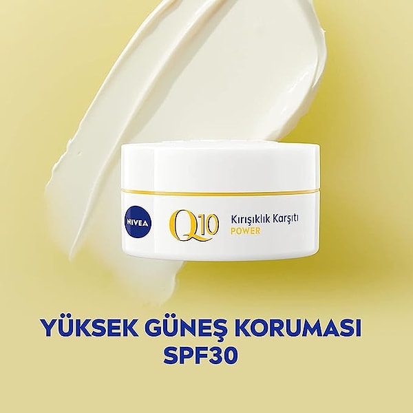 14. NIVEA Q10 Power SPF30 Kırışıklık Karşıtı Gündüz Kremi