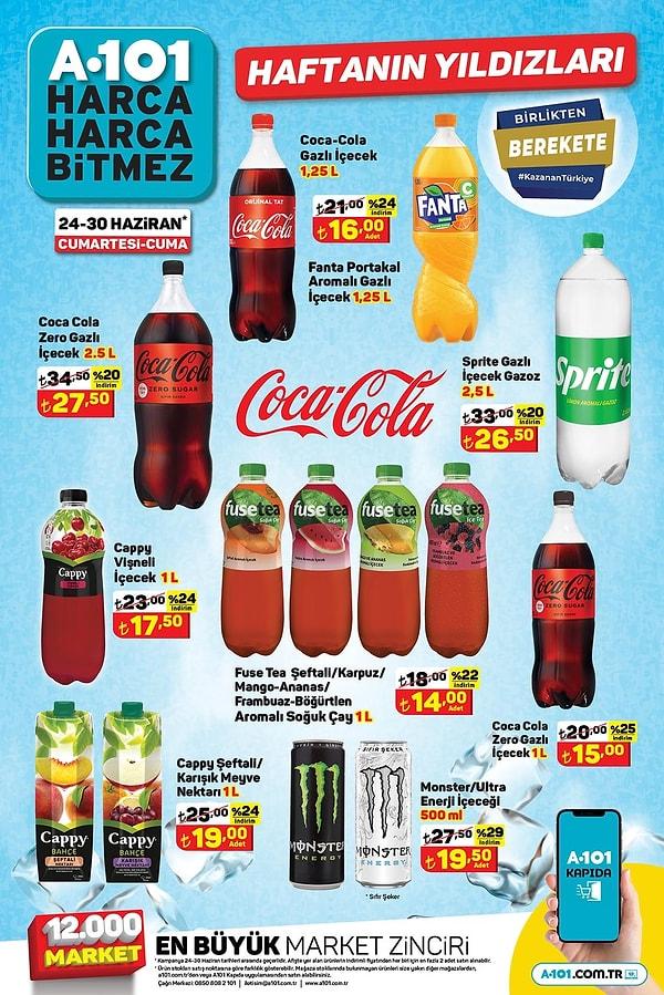 Coca Cola Gazlı İçecek 1,25 Litre 16 TL
