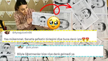 Öğrencilerinin Gülümsediği Fotoğrafları Bastırarak 'Foto Karne' Oluşturan Öğretmen Kalpleri Eritti!