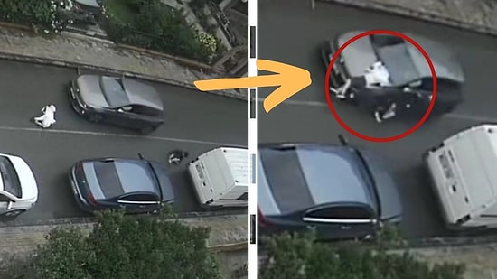 Havlayan Köpekten Kaçan Çocuklara Araba Çarptı