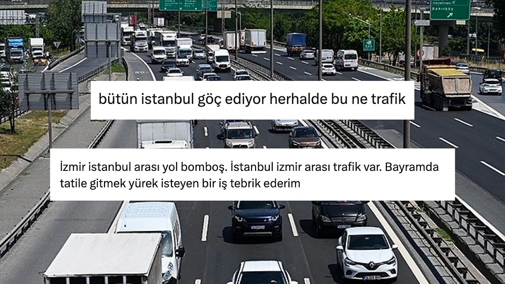Tatilcilerin Göçü Başladı! Bayram Tatilini Şehir Dışında Geçirmek İsteyenler Trafikte Uzun Kuyruklar Oluşturdu