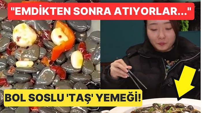 Çin Sokak Lezzetleri Şaşırtmaya Devam Ediyor: Envai Çeşit Sosla Marine Edilmiş Bi' Acayip 'Taş' Kavurması!