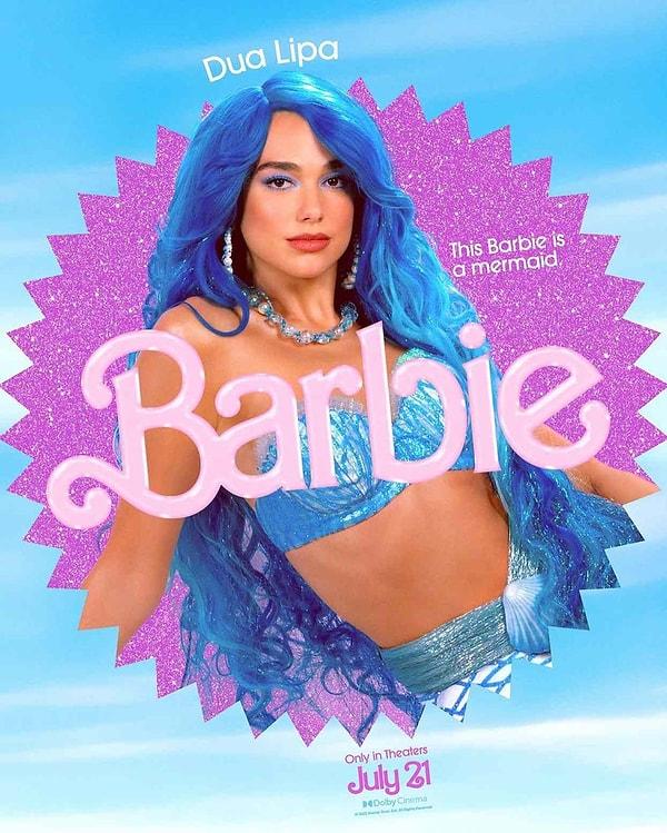 Tabii filmde Dua Lipa gibi ünlü isimler de farklı Barbie'ler olarak karşımıza çıkacak.