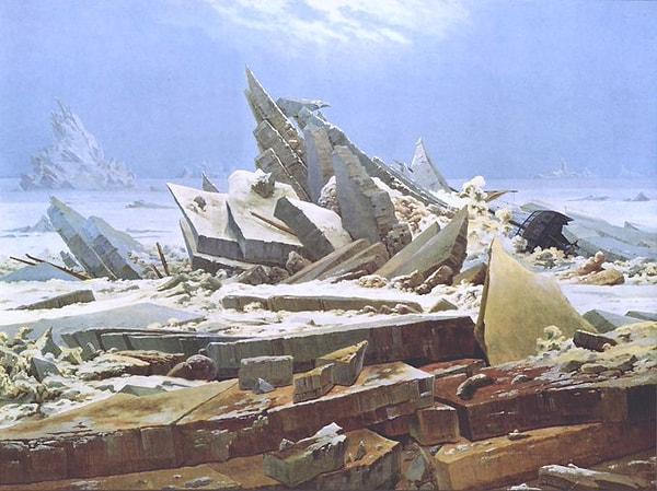 Peki örneğin Caspar David Friedrich'in bir tablosuna baktığınızda ne görüyorsunuz?