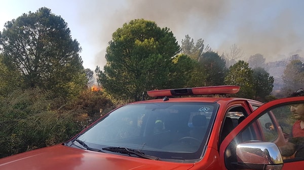 İhbar üzerine bölgeye, Muğla Orman Bölge Müdürlüğü'ne bağlı hava ve kara araçları ile çok sayıda yangın söndürme işçisi sevk edildi.