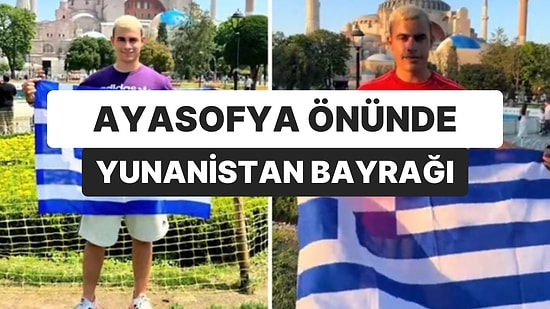 Ayasofya Önünde Yunanistan Bayrağı Açmıştı: Türkiye’ye Giriş Yasağı Geldi