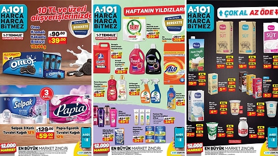 1 - 8 Temmuz 2023 A101 Haftanın Yıldızları Kataloğu