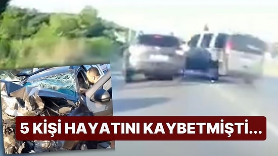 Feci Kazada 5 Kişi Hayatını Kaybetmişti: Makas Atan Sürücünün İfadesi Ortaya Çıktı