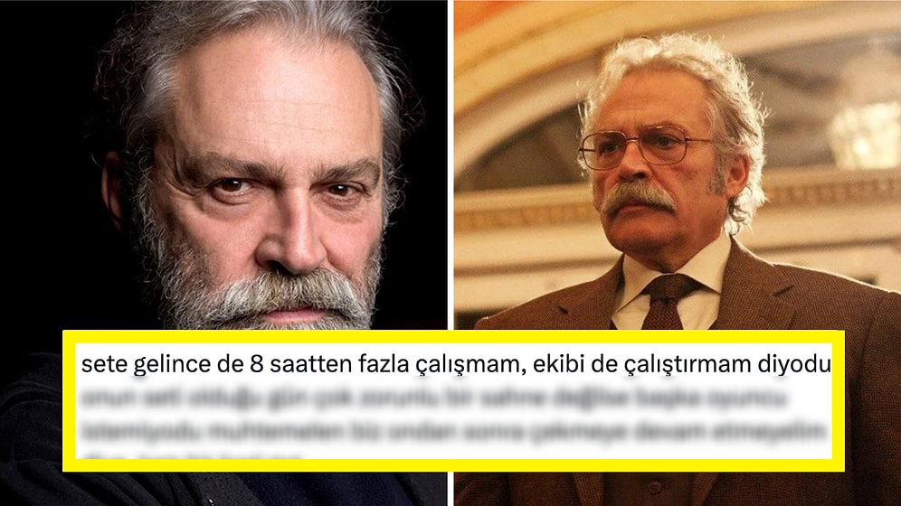 Usta Oyuncu Haluk Bilginer ile "Baba" Dizisinin Setinde Çalışan Kişinin Anlattığı Hikaye Viral Oldu!