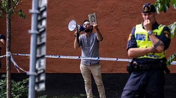 Irak asıllı Salwan Momika, 28 Haziran'da İsveç'in başkenti Stockholm'de polis koruması altında Kur'an-ı Kerim yakmıştı.