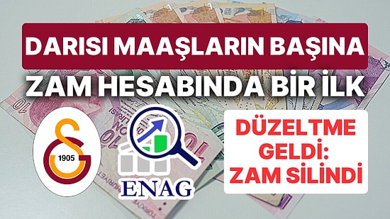 Darısı Maaşların Başına! Zam Hesabında İlk: Galatarasay'ın ENAG Enflasyonlu Sponsorluk Anlaşması Silindi!