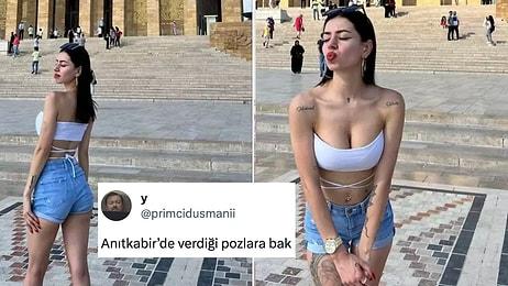 Anıtkabir Ziyareti Sırasında Giydiği Kıyafetleri ve Instagram Pozu Eleştirilen Genç Kadın Tartışma Yarattı