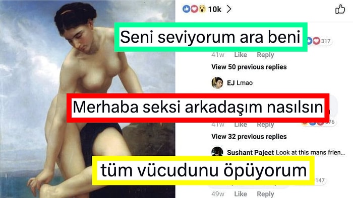 Facebook Bildiğiniz Gibi: Çıplak Kadın Tablosuna Gelen Cinsel Açlıkla Dolu Yorumları Görmelisiniz!