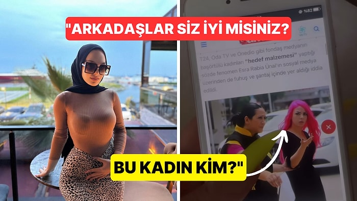 Tesettürlü Fenomen Esra Rabia Ünal Hakkında Çıkan Fuhuş Kaydı İddialarını Yalanladı!