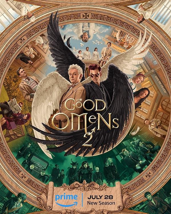 2. Good Omens'in 2. sezonundan yeni bir afiş yayımlandı.