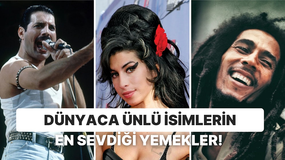 Müziğin Efsanesi Haline Gelmiş Dünyaca Ünlü İsimlerin En Sevdiği Yemekler!