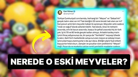 Can Yılmaz'dan Çok Konuşulacak İsyan: Türkiye'deki Sebze ve Meyvelerin Tatları Yok!