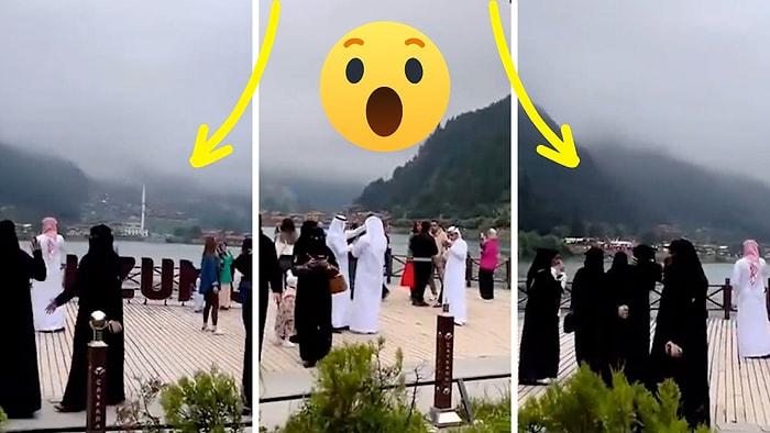 Trabzon Uzungöl'deki Arap Turist Yoğunluğu Sosyal Medyanın Gündemine Oturdu