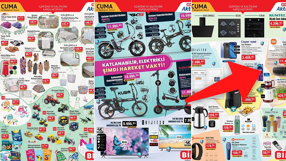 BİM'e Piyasanın En Güçlü Robot Süpürgesi Geliyor! 11 - 14 Temmuz 2023 BİM Aktüel Ürünler İndirim Kataloğu