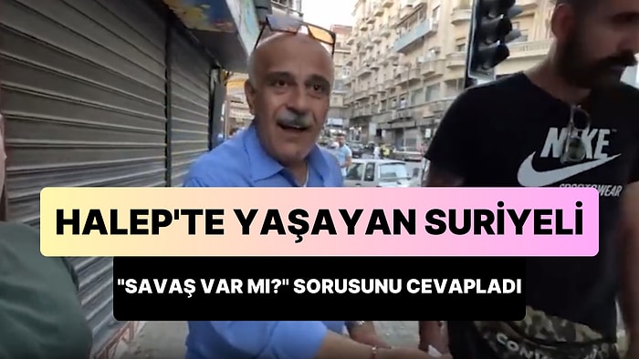 Fatih Koparan, Halep'te Yaşayan Suriyeliye 'Savaş Var mı?' Diye Sordu: 'Hani, Nerede? Köpekler Bile Oynuyor'