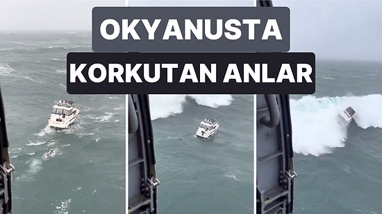 Fırtınanın Ortasında Kalan Tekne Yardım İçin Gönderilen Bir Kişi Tekneye Yanaştığı Sırada Alabora Oldu