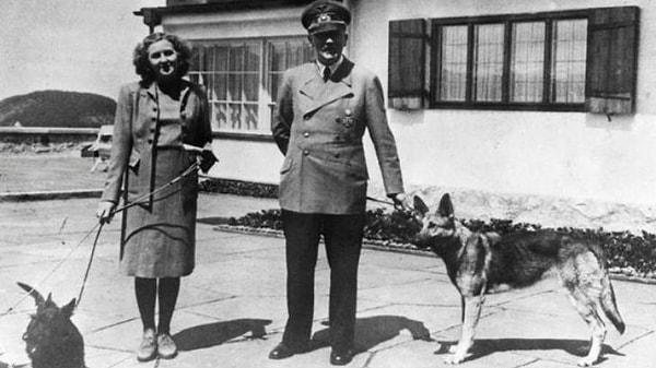 10. "Eva Braun... Aşık olduğu kişinin Hitler olmasına mı yanayım yalnızca bir gün süren evliliklerinin intiharla son bulmasına mı...""