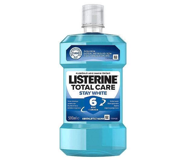 27. Listerine Total Care Stay White Günlük Ağız Bakım Suyu 500 ml