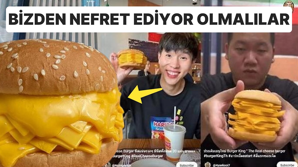 Burger King'in 20 Peynir Dilimli ve Etsiz Menüsü Tartışmalara Neden Oldu!
