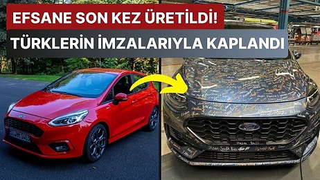 Efsaneye Yakışır Veda: Son Üretilen Ford Fiesta Modeli Üzerinde Emeği Olan Çalışanların İmzaları ile Kaplandı!